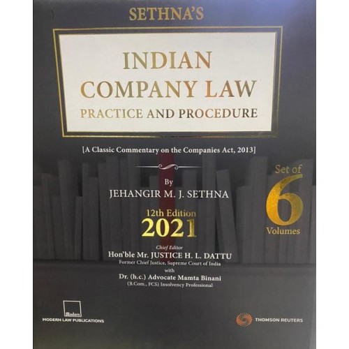 Thomson Reuters Indian Company Law Practice & Procedure by Jehangir M J Sethna [6 HB Vols.]